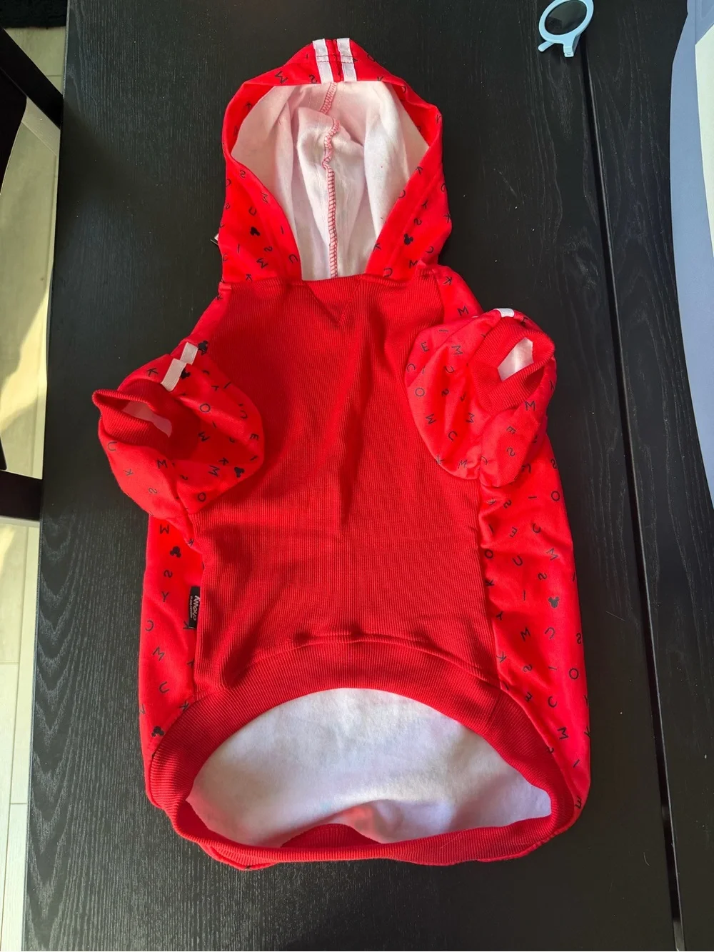 Disney Mickey Mouse Pet Shirt XL Red Sporty Dog Tee